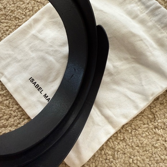 Isabel Marant, Lecce Leather Wrap Belt, Width, 1.25" - Picture 3 of 9